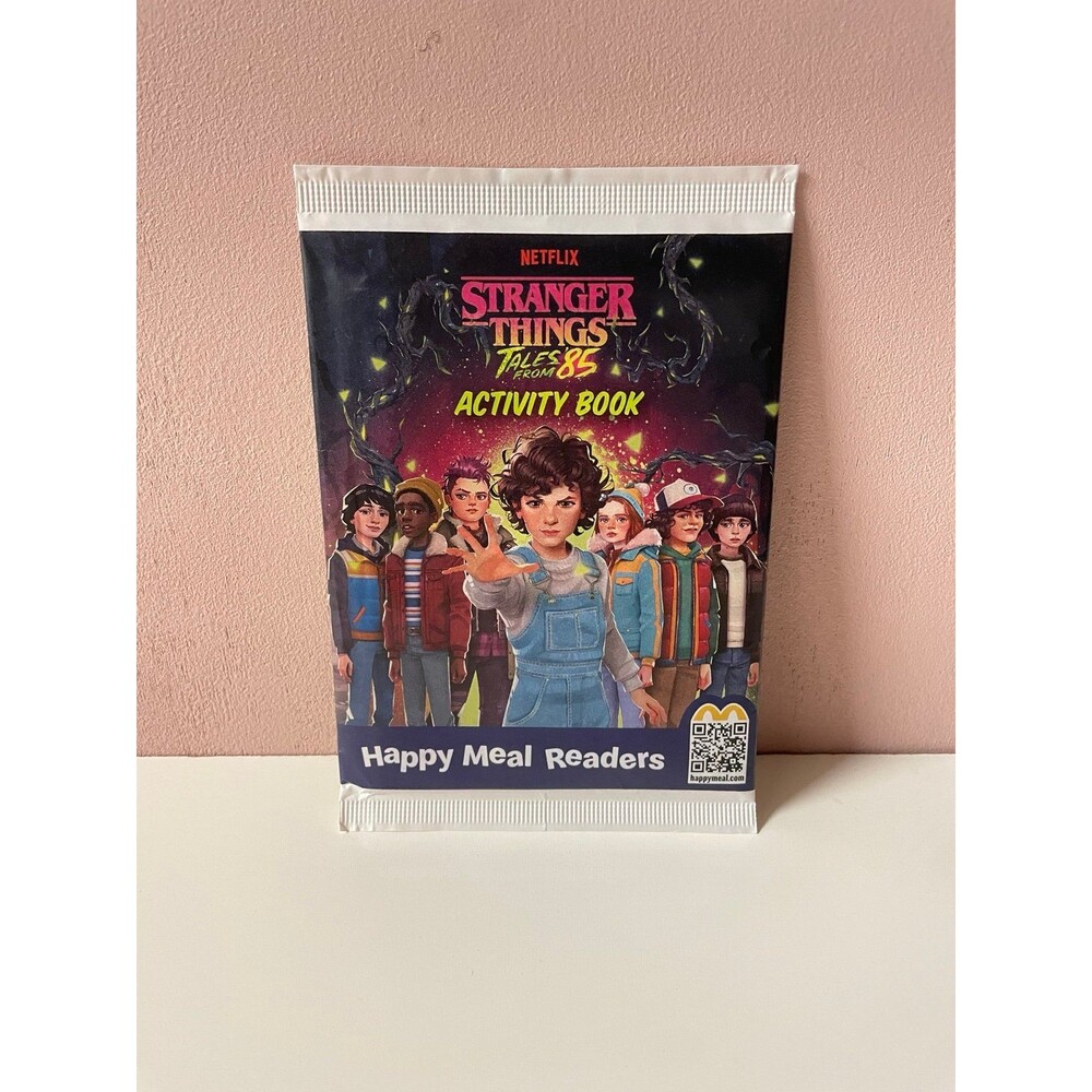 Stranger Things: Tales From ‘85 Activity Book Sealed Happy Meal Readers
